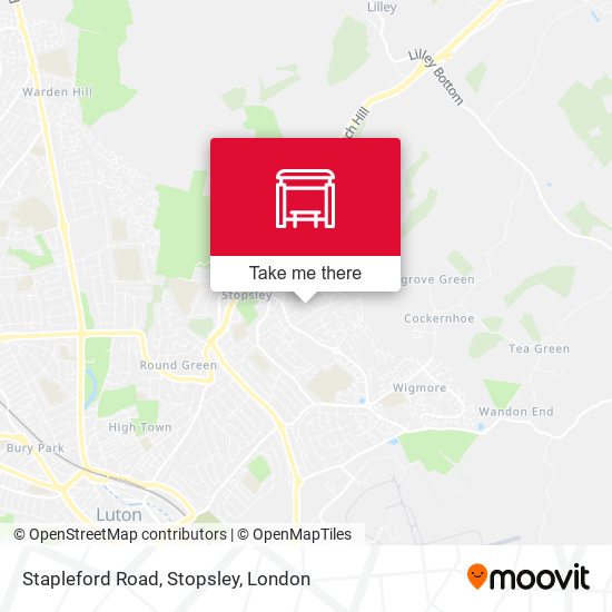 Stapleford Road, Stopsley map