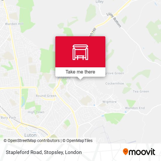 Stapleford Road, Stopsley map