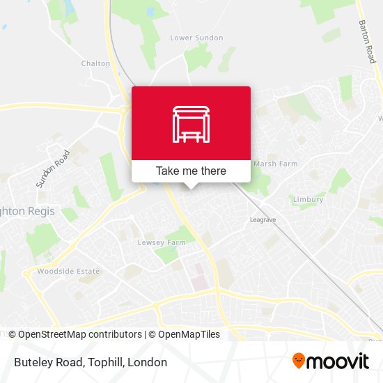 Buteley Road, Tophill map