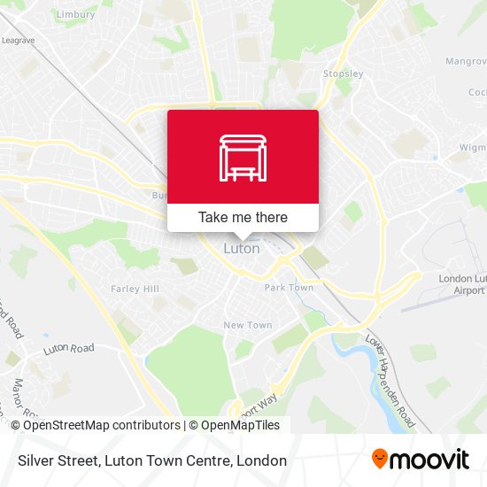 Silver Street, Luton Town Centre map