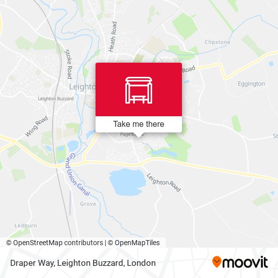 Draper Way, Leighton Buzzard map