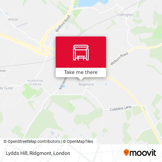 Lydds Hill, Ridgmont map