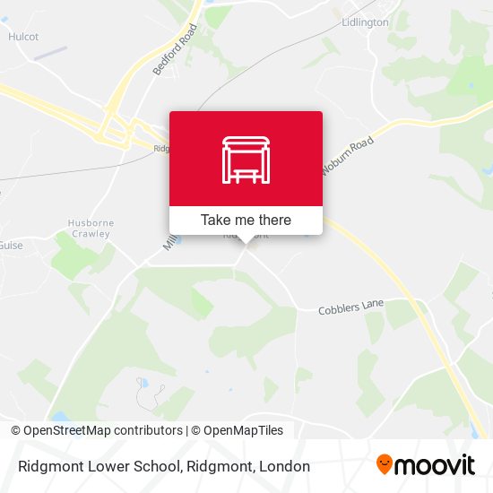 Ridgmont Lower School, Ridgmont map