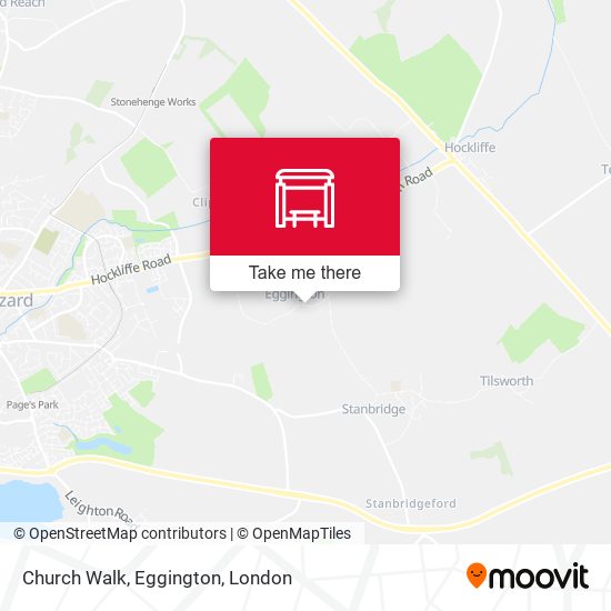 Church Walk, Eggington map