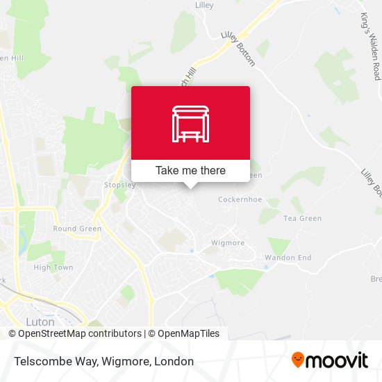 Telscombe Way, Wigmore map