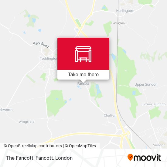 The Fancott, Fancott map