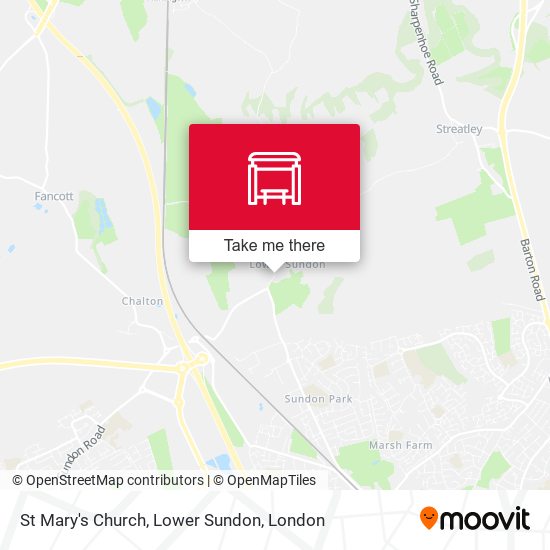 St Mary's Church, Lower Sundon map
