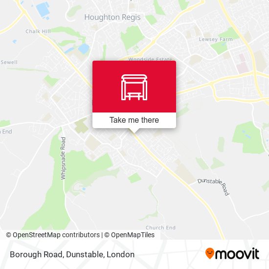 Borough Road, Dunstable map