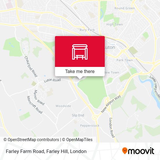 Farley Farm Road, Farley Hill map