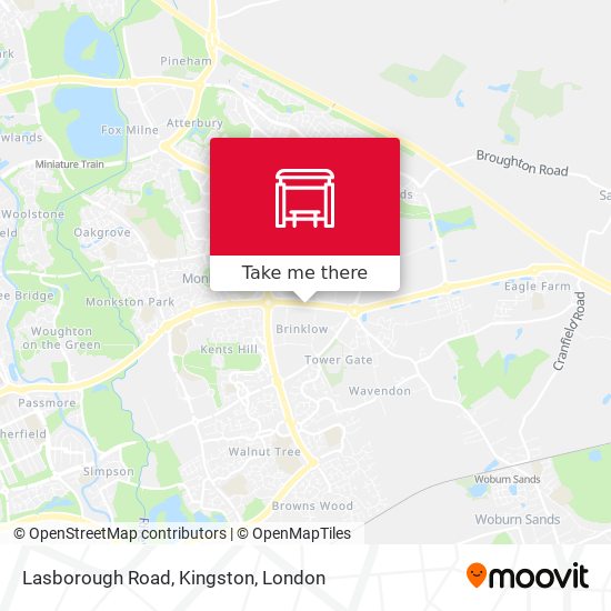 Lasborough Road, Kingston map