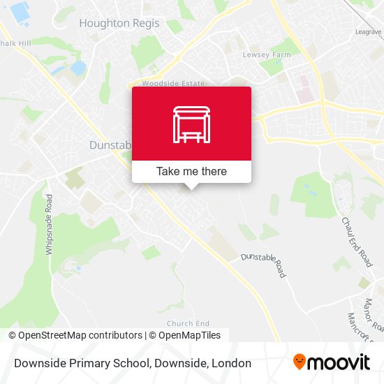 Downside Primary School, Downside map