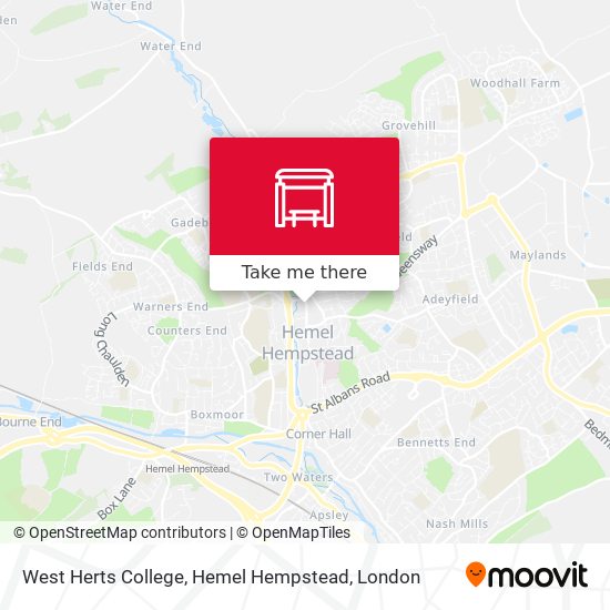 West Herts College, Hemel Hempstead map