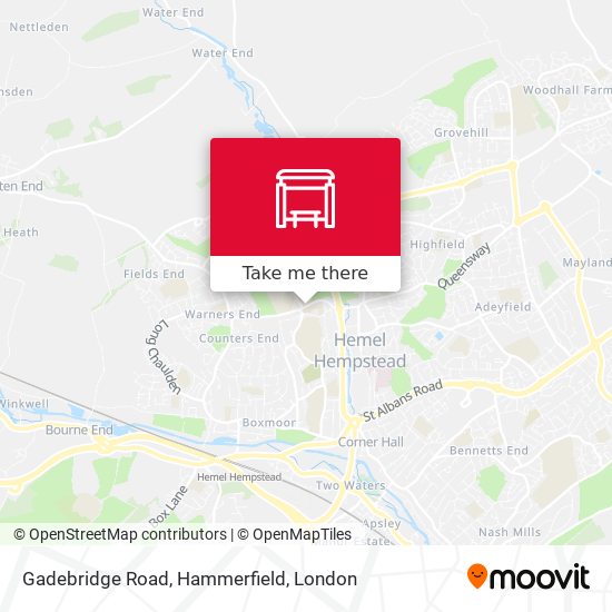 Gadebridge Road, Hammerfield map