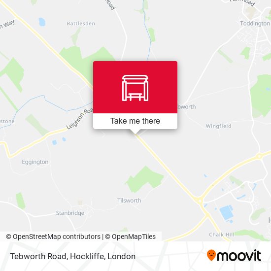 Tebworth Road, Hockliffe map