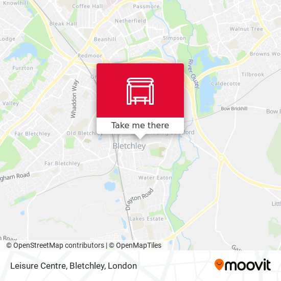 Leisure Centre, Bletchley map