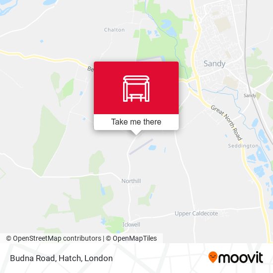 Budna Road, Hatch map