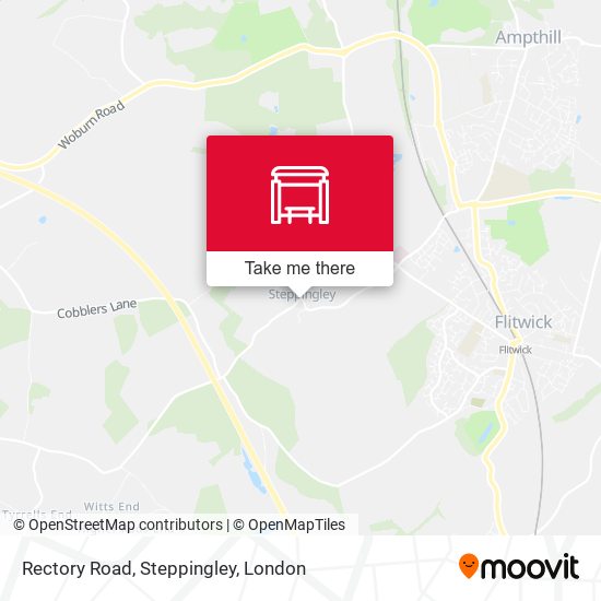 Rectory Road, Steppingley map