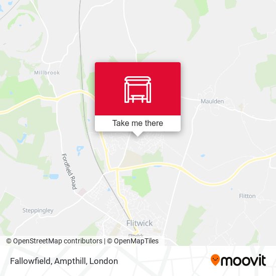 Fallowfield, Ampthill map