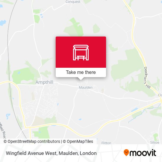 Wingfield Avenue West, Maulden map