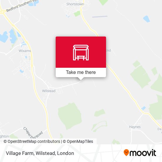 Village Farm, Wilstead map