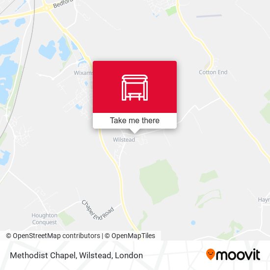Methodist Chapel, Wilstead map