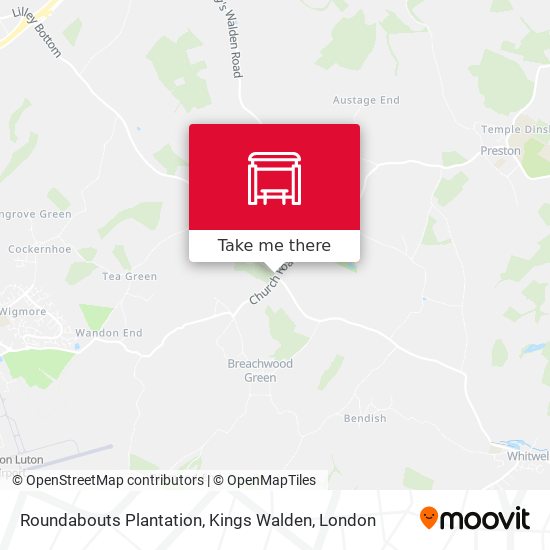 Roundabouts Plantation, Kings Walden map