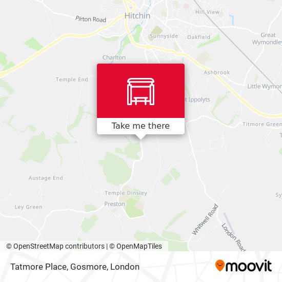 Tatmore Place, Gosmore map