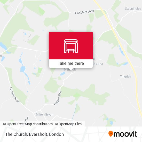 The Church, Eversholt map