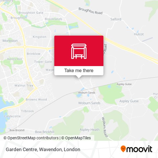 Garden Centre, Wavendon map