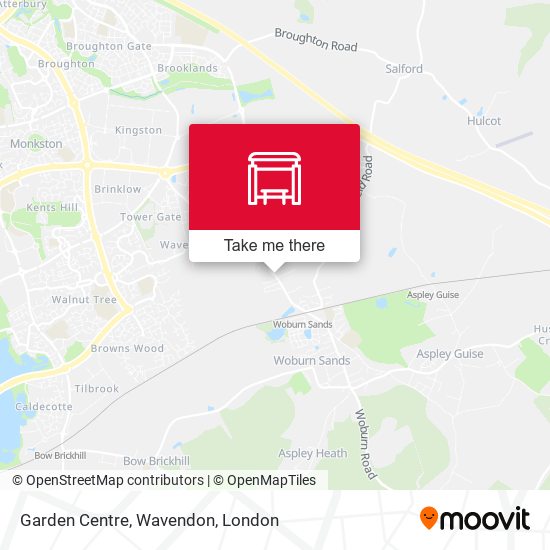 Garden Centre, Wavendon map