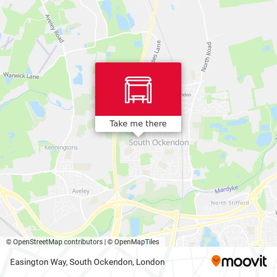 Easington Way, South Ockendon map