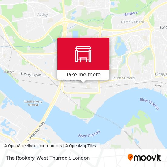 The Rookery, West Thurrock map