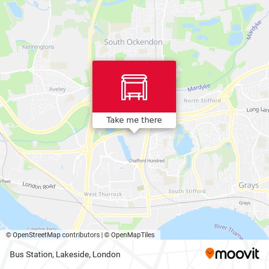 Bus Station, Lakeside map