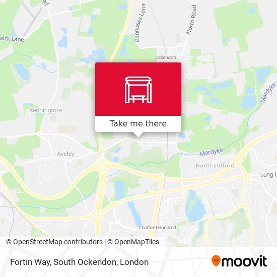Fortin Way, South Ockendon map