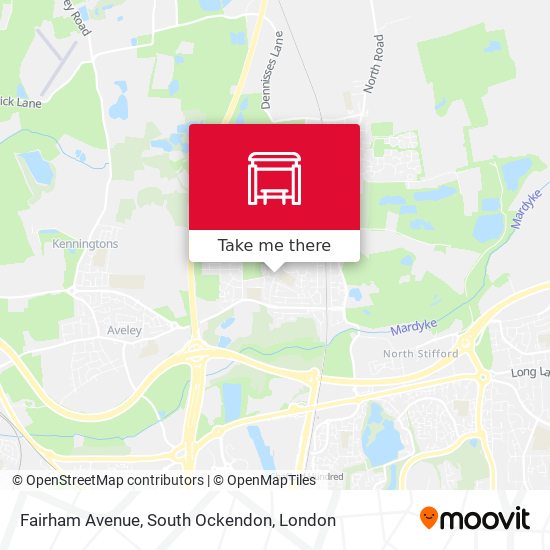 Fairham Avenue, South Ockendon map