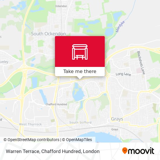Warren Terrace, Chafford Hundred map
