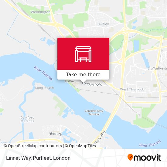 Linnet Way, Purfleet map