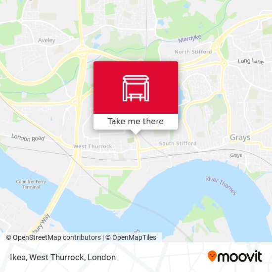 Ikea, West Thurrock map