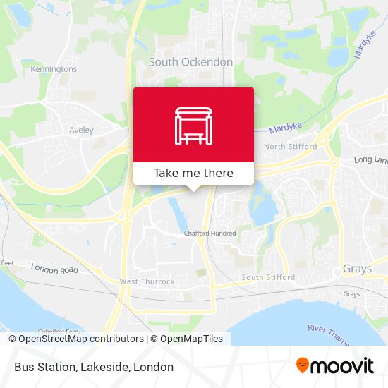 Bus Station, Lakeside map