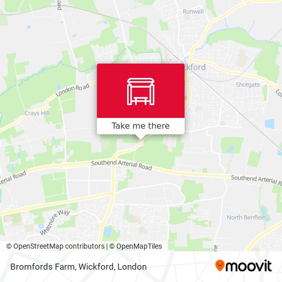 Bromfords Farm, Wickford map