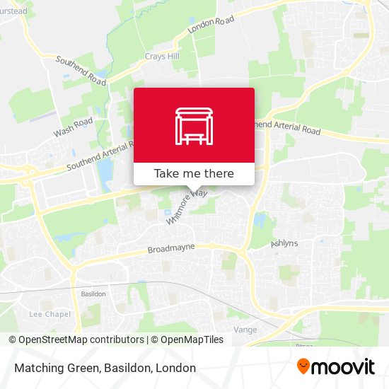 Matching Green, Basildon map