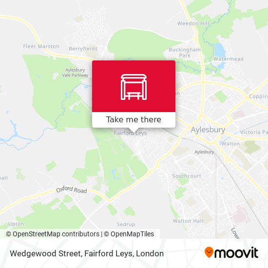 Wedgewood Street, Fairford Leys map