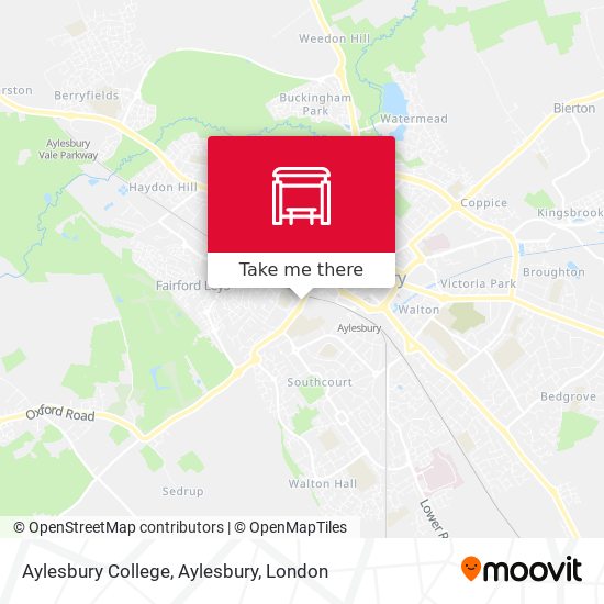 Aylesbury College, Aylesbury map