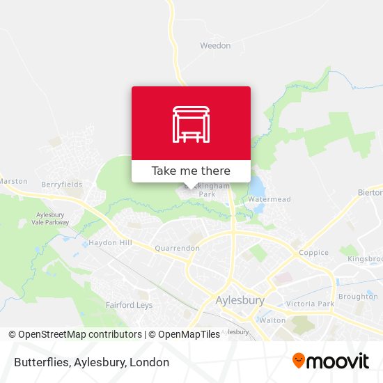 Butterflies, Aylesbury map