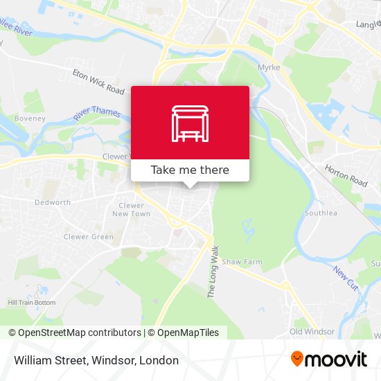 William Street, Windsor map