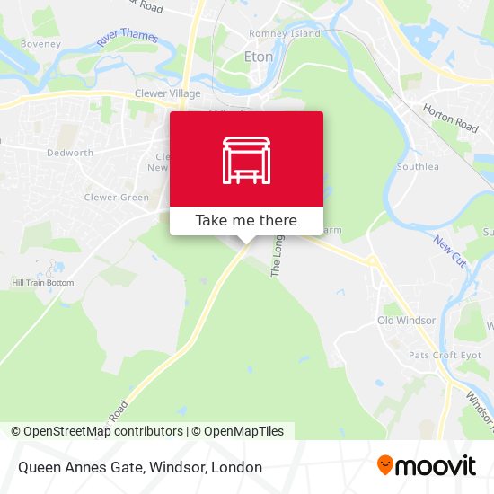 Queen Annes Gate, Windsor map