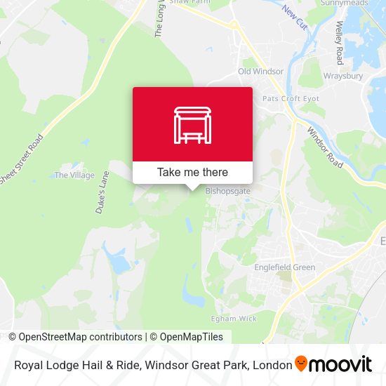 Royal Lodge Hail & Ride, Windsor Great Park map