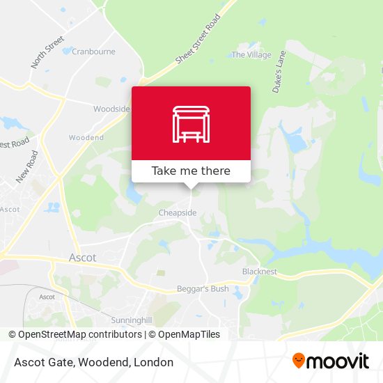 Ascot Gate, Woodend map