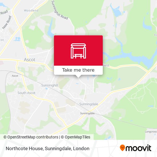 Northcote House, Sunningdale map