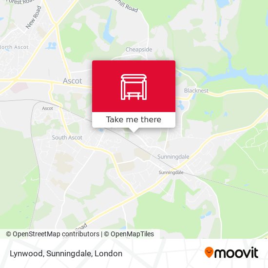 Lynwood, Sunningdale map